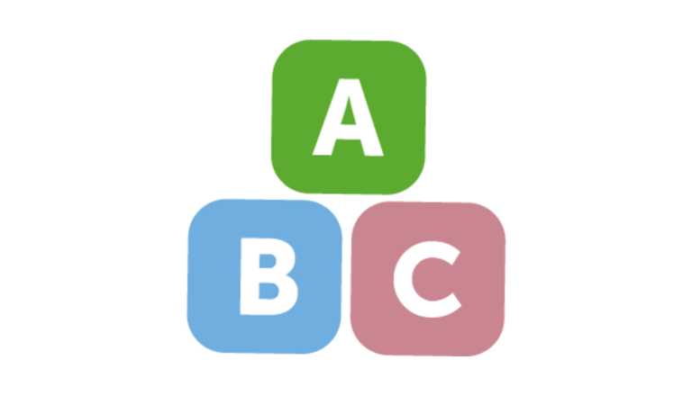 A, B, C