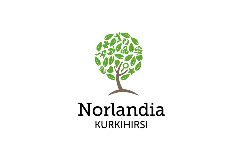 Kurkihirsi Logo Pysty